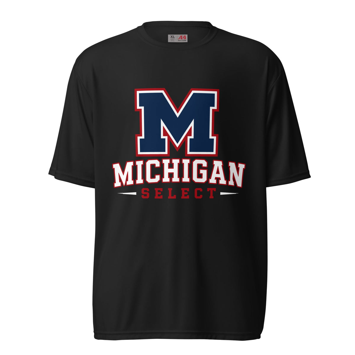 Active | Moisture Wicking Shirt | Michigan Select Baseball | Emblem Logo