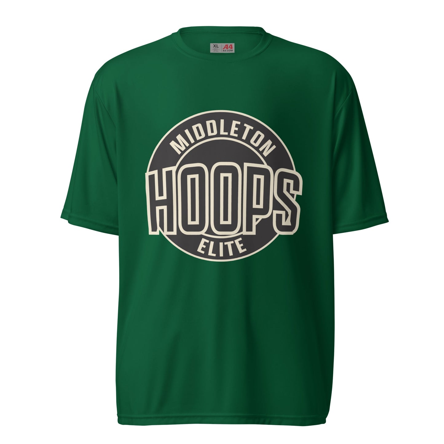 Active | Moisture Wicking Shirt | Middleton Hoops Elite | Hoops Logo Logo