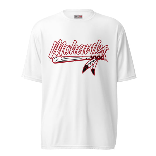 Active | Moisture Wicking Shirt | Mohawks Baseball 8u | Emblem Logo