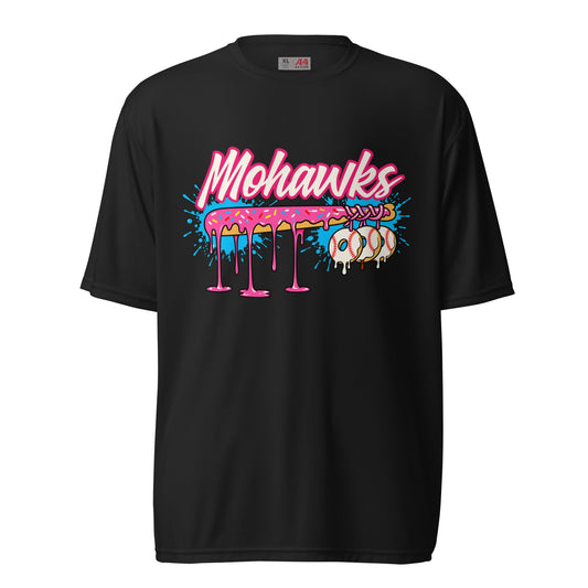 Active | Moisture Wicking Shirt | Mohawks | Pink Batters Logo