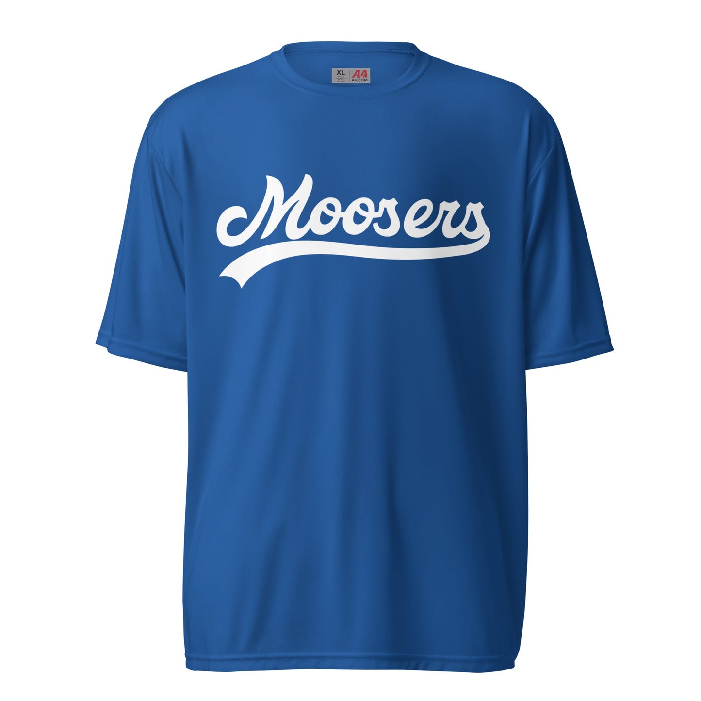 Active | Moisture Wicking Shirt | Moosers | Athletic Script Logo