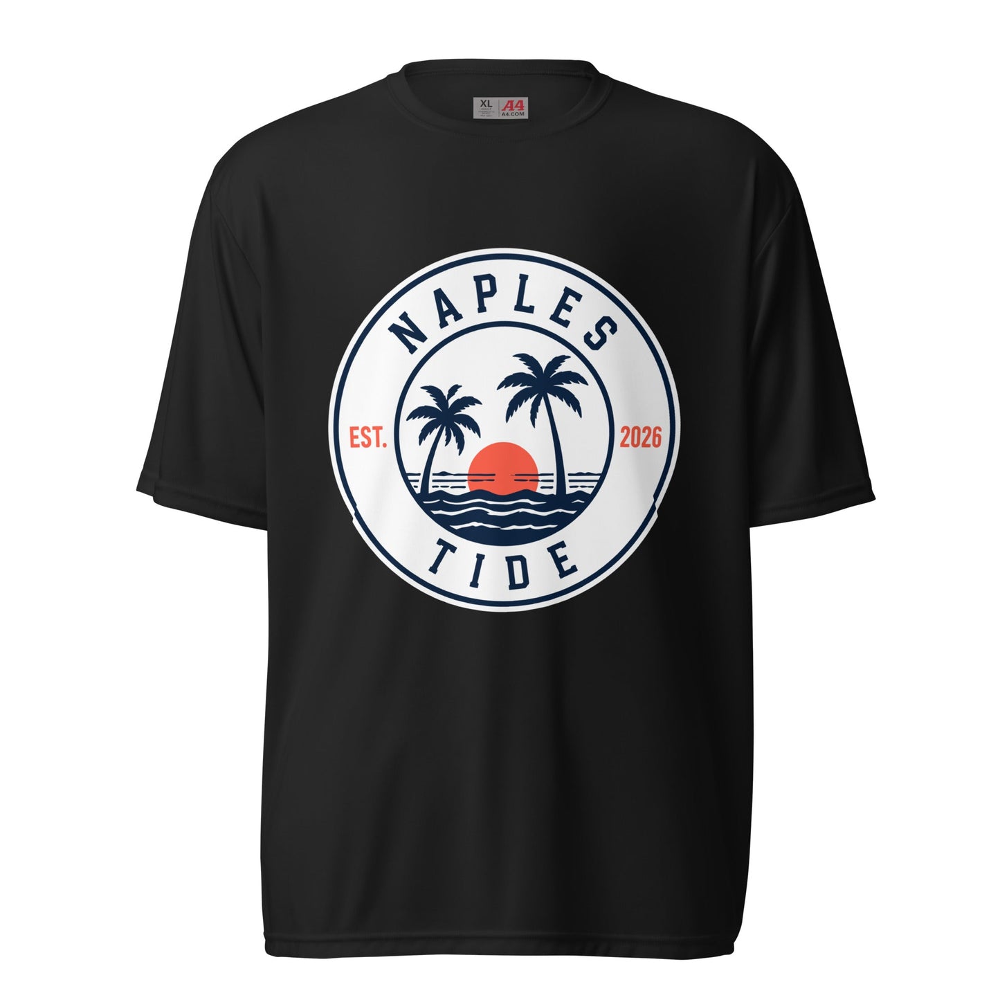 Active | Moisture Wicking Shirt | Naples Tide | Badge Logo