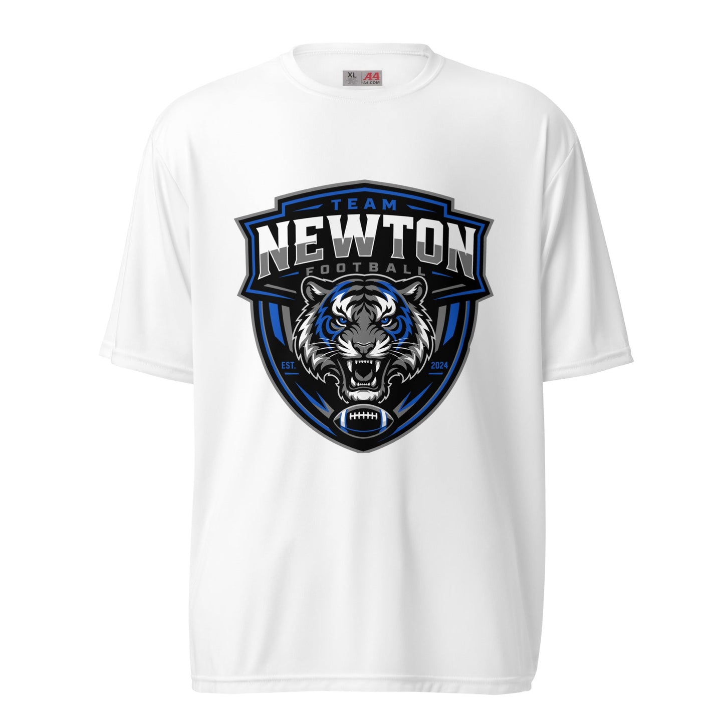 Active | Moisture Wicking Shirt | Newton Youth football league | Shield Logo