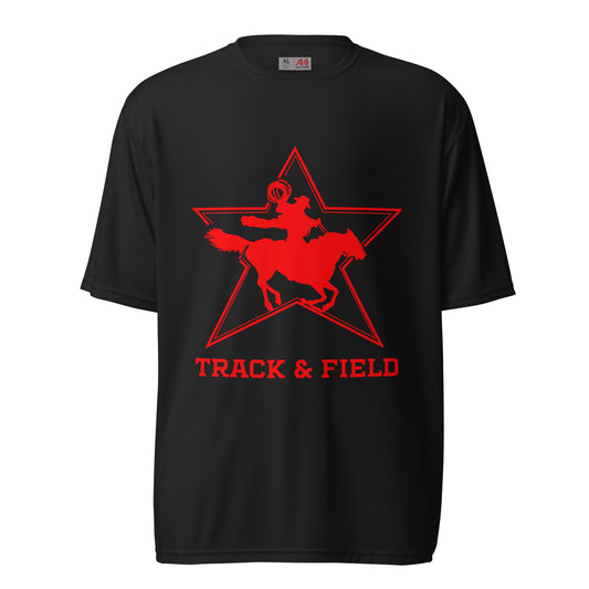 Active | Moisture Wicking Shirt | North Lake Track and Field | Cowboy T&F Logo