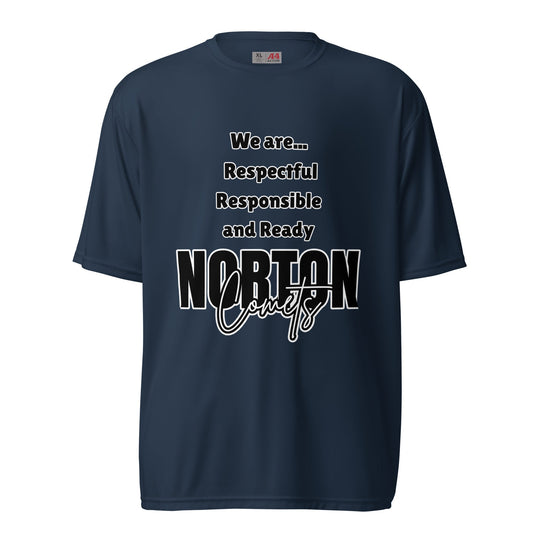 Active | Moisture Wicking Shirt | Norton Elementary School | We are... Logo