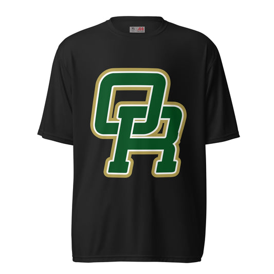Active | Moisture Wicking Shirt | Oakridge Flag Football | Varsity Interlock Logo