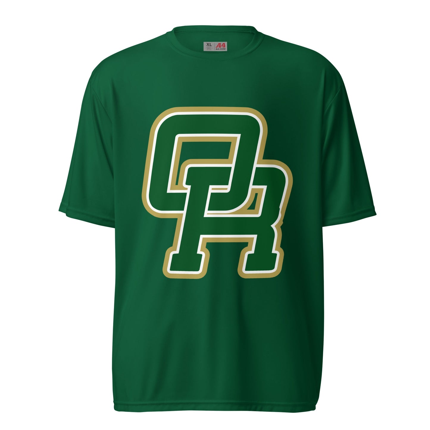 Active | Moisture Wicking Shirt | Oakridge Flag Football | Varsity Interlock Logo
