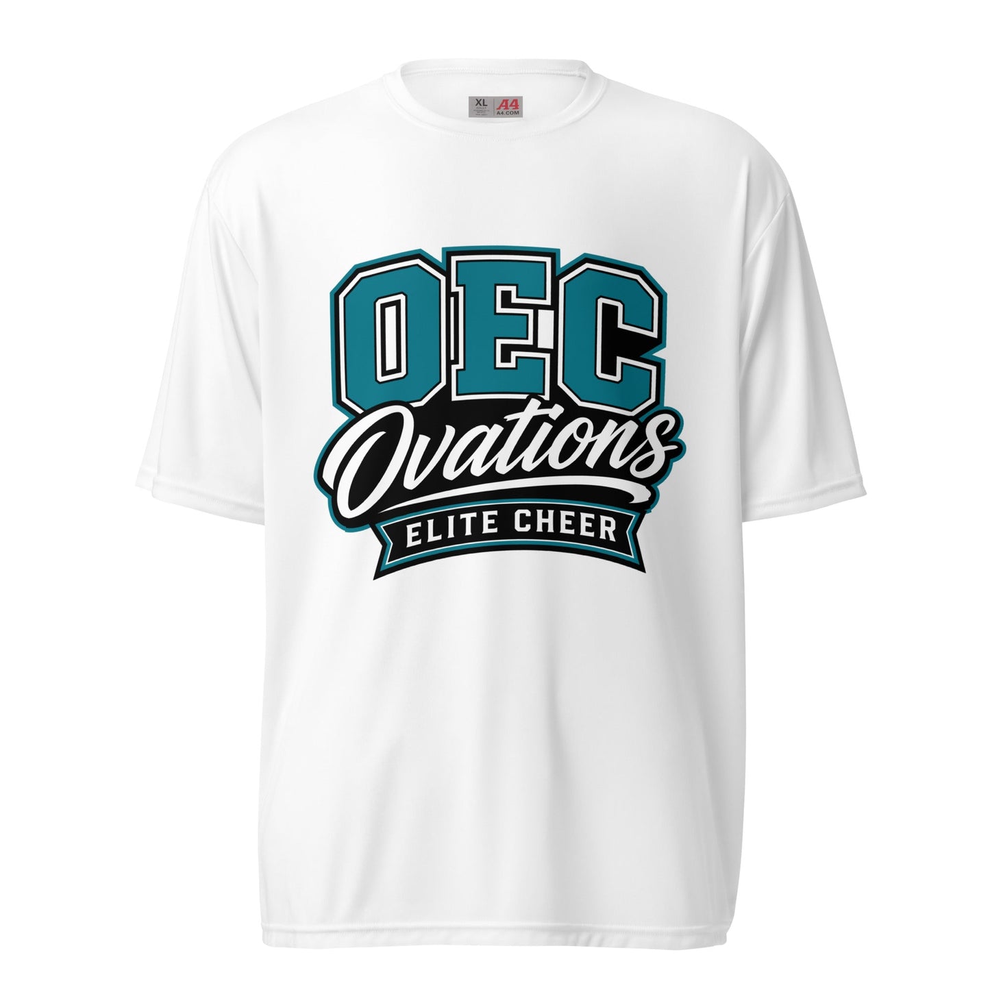 Active | Moisture Wicking Shirt | Ovations Elite Cheer | Crest Logo