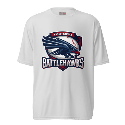 Active | Moisture Wicking Shirt | Oxford Battlehawks 13U | Badge Logo