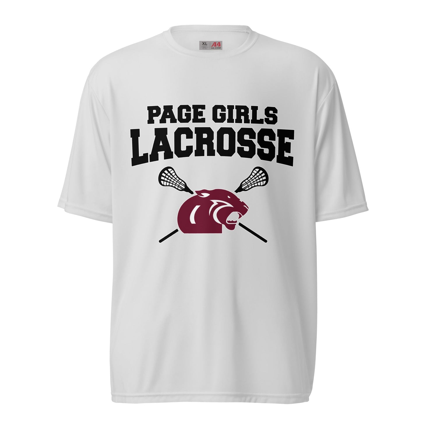 Active | Moisture Wicking Shirt | Page Middle Girls Lacrosse