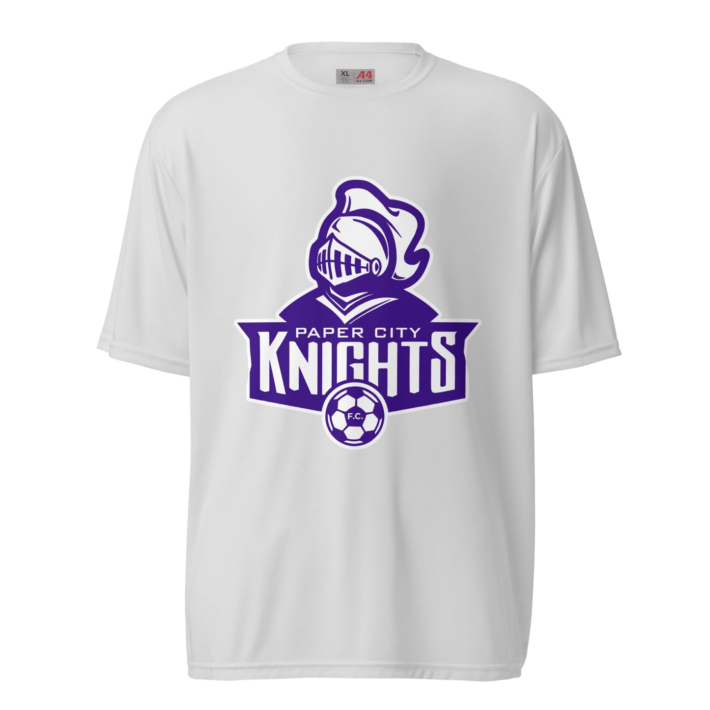 Active | Moisture Wicking Shirt | Paper City Futbol Club | Emblem Logo