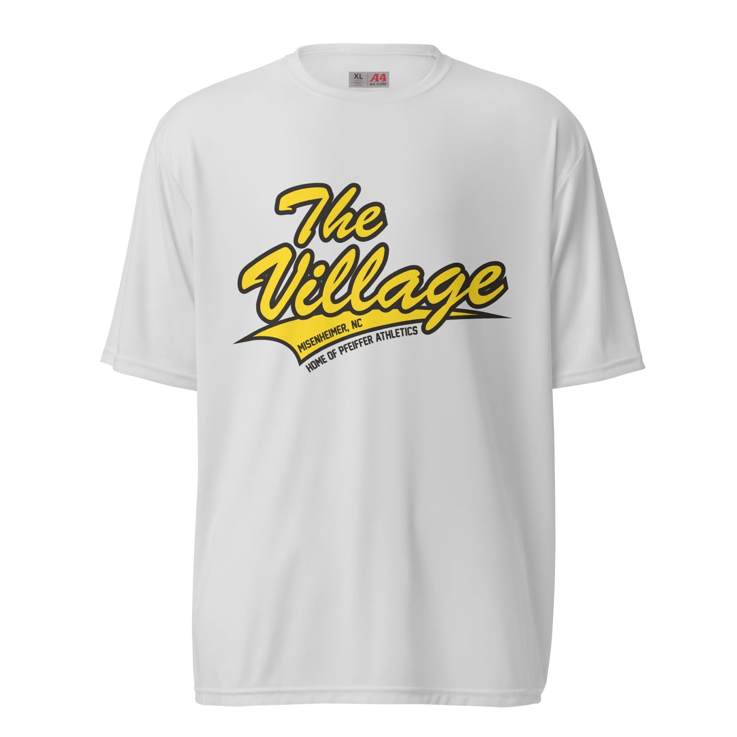 Active | Moisture Wicking Shirt | Pfeiffer University Golf | Village Logo