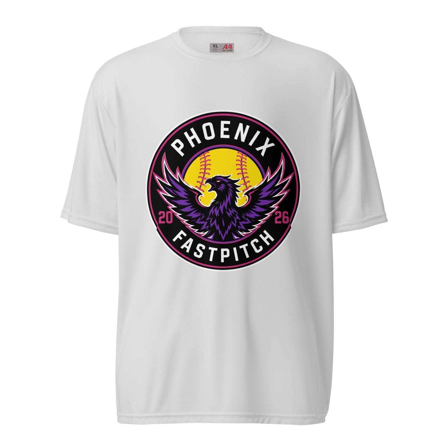 Active | Moisture Wicking Shirt | Phoenix Fastpitch | Badge Logo