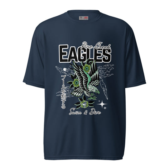 Active | Moisture Wicking Shirt | PINE CREEK SWIM & DIVE | '25 Logo