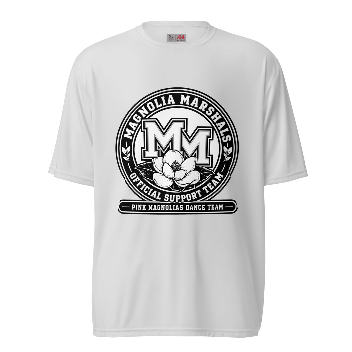 Active | Moisture Wicking Shirt | Pink Magnolias Dance | Emblem Logo