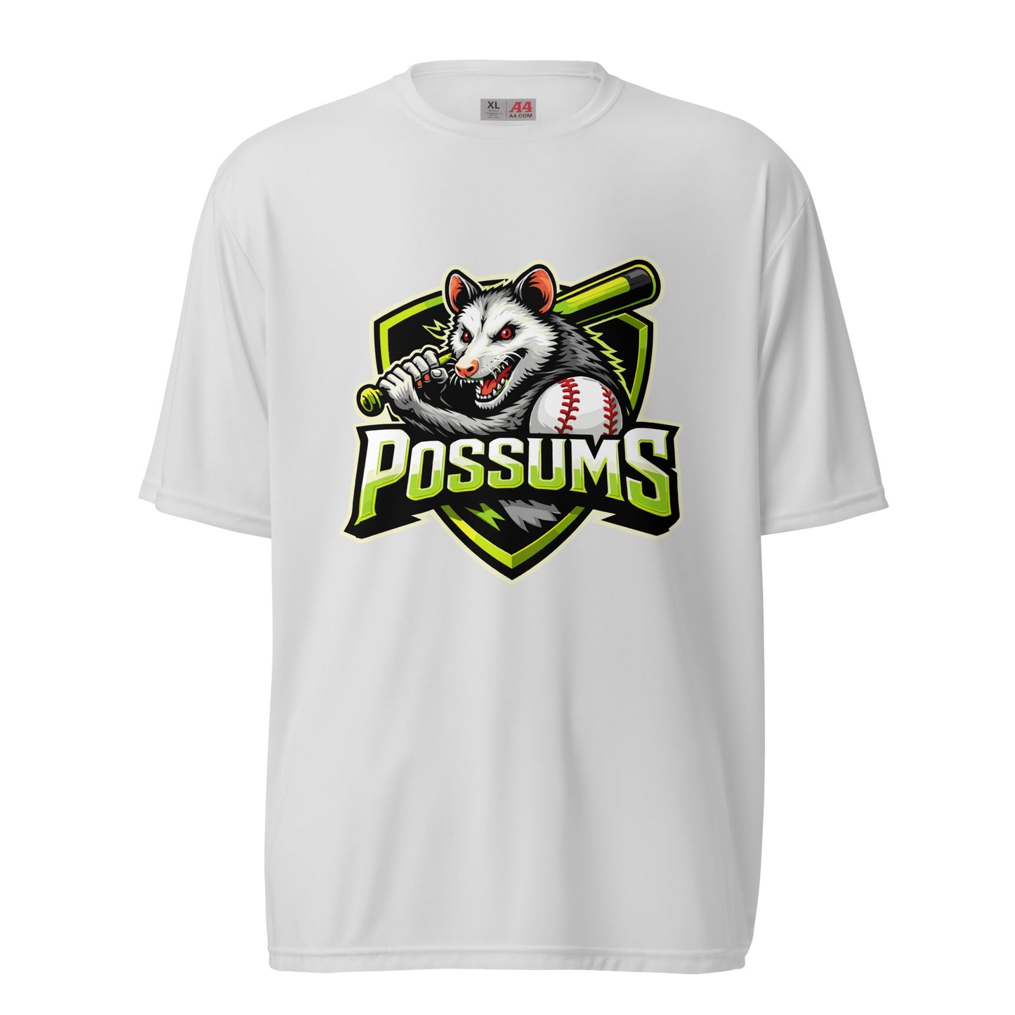 Active | Moisture Wicking Shirt | Possums | Mascot Logo