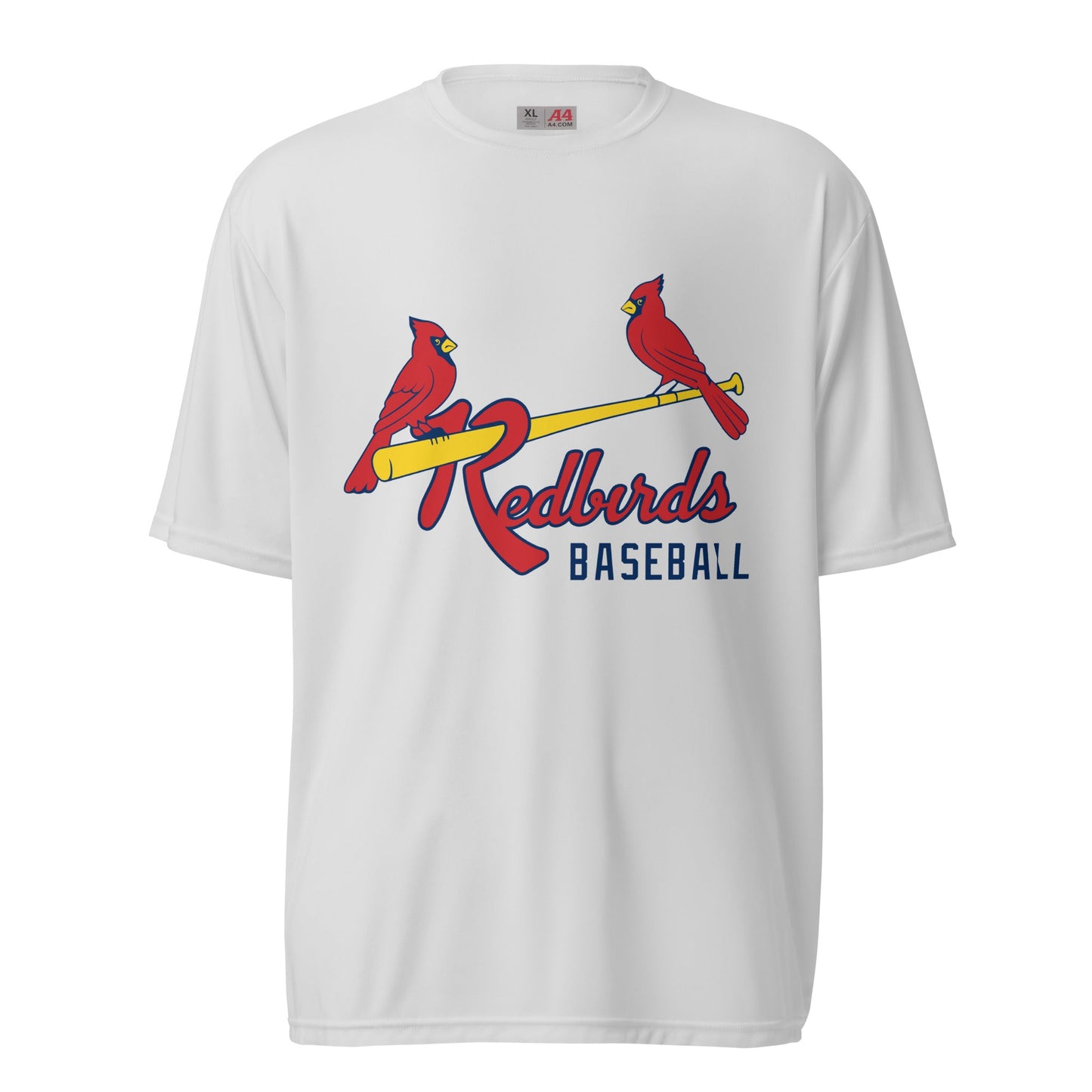 Active | Moisture Wicking Shirt | Redbirds | Redbirds Logo