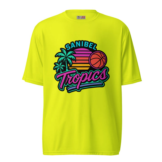 Active | Moisture Wicking Shirt | Sanibel Tropics | Coastal Clash Logo