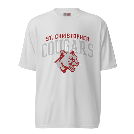 Active | Moisture Wicking Shirt | St. Christopher Cougars | Classic Logo