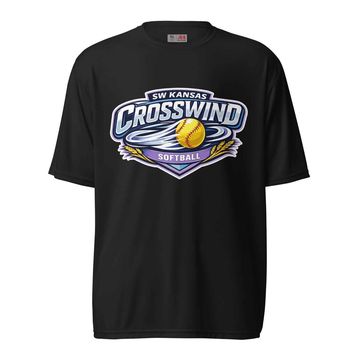 Active | Moisture Wicking Shirt | SW Kansas Crosswind | Shield Logo