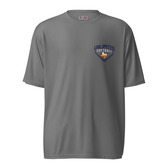 Active | Moisture Wicking Shirt | Texas Unlimited | Home Plate Logo