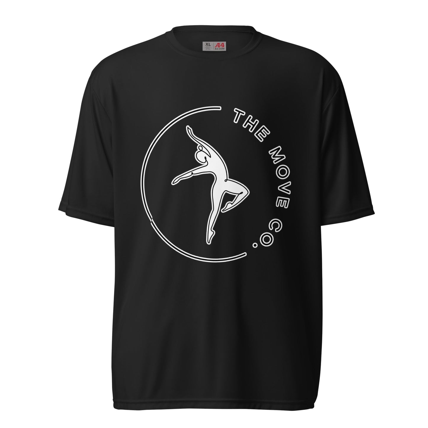 Active | Moisture Wicking Shirt | The Move Co. | Dance Crest Logo
