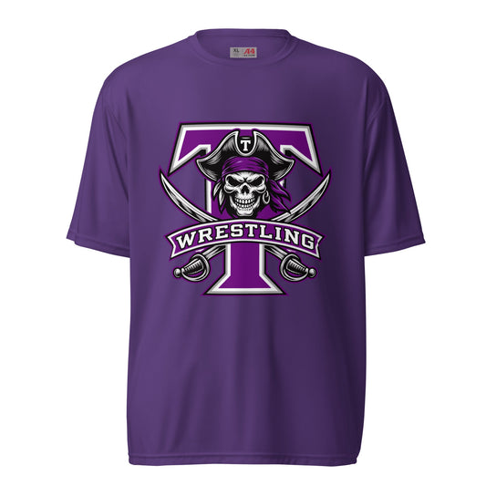 Active | Moisture Wicking Shirt | Tottenville wrestling club | Emblem Logo
