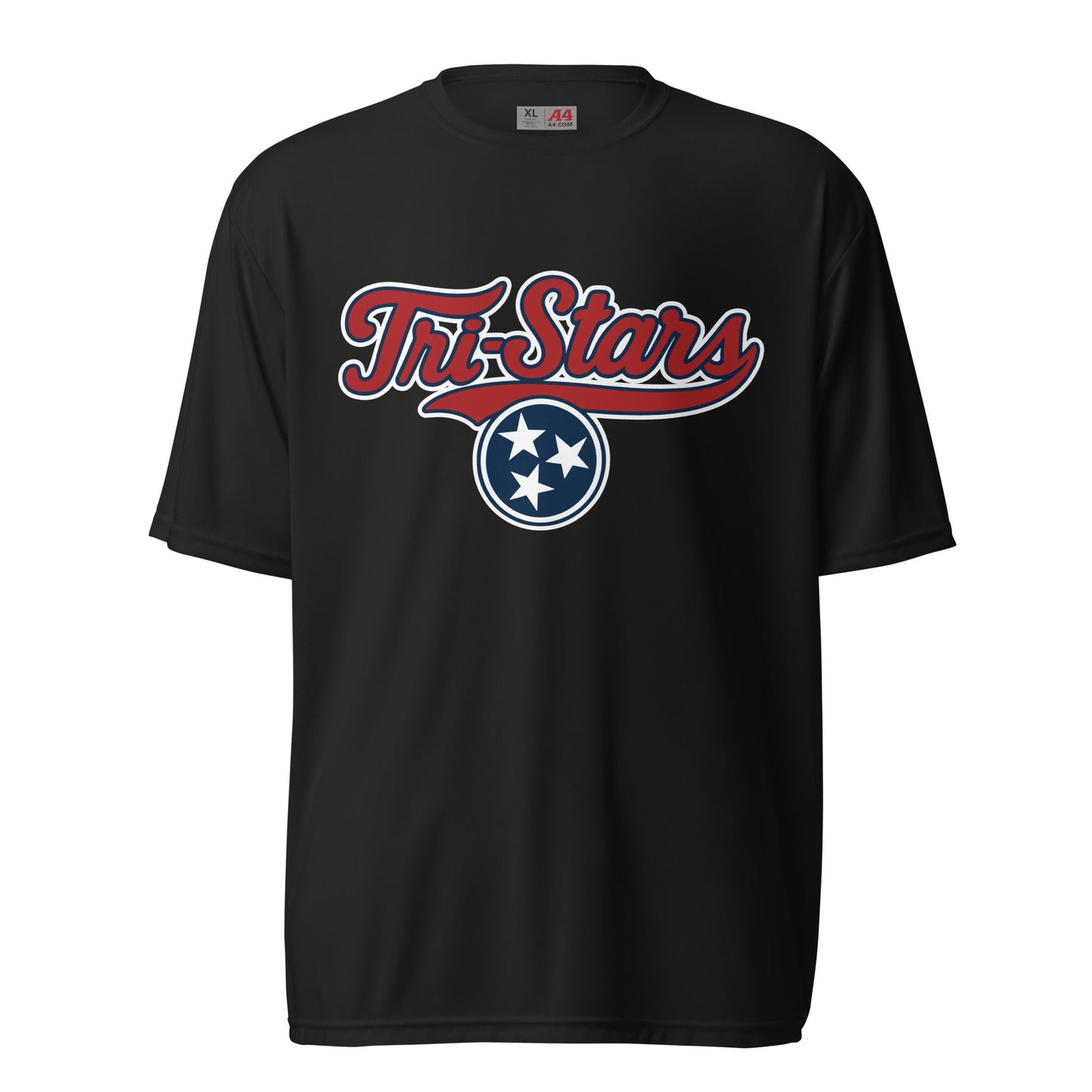 Active | Moisture Wicking Shirt | Tri - Stars | 3 Stars Logo