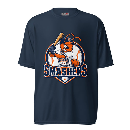 Active | Moisture Wicking Shirt | Tx Smashers | Emblem Logo