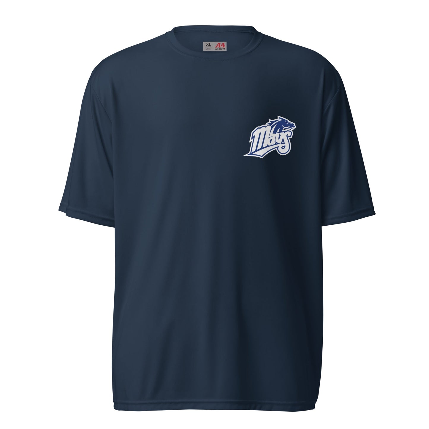 Active | Moisture Wicking Shirt | Upper Makefield Youth Baseball & Softball League | Blue Mavs Logo