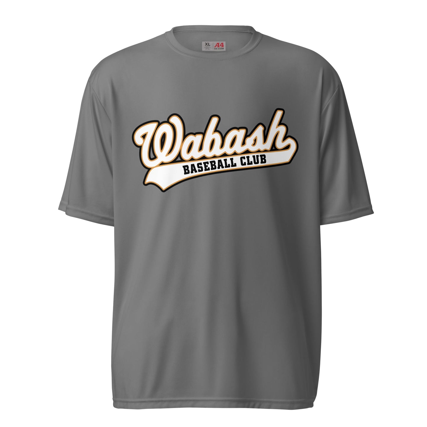 Active | Moisture Wicking Shirt | Wabash Baseball Club | Alt Logo 1