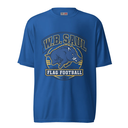 Active | Moisture Wicking Shirt | W.B.Saul Razorbacks | Emblem Logo