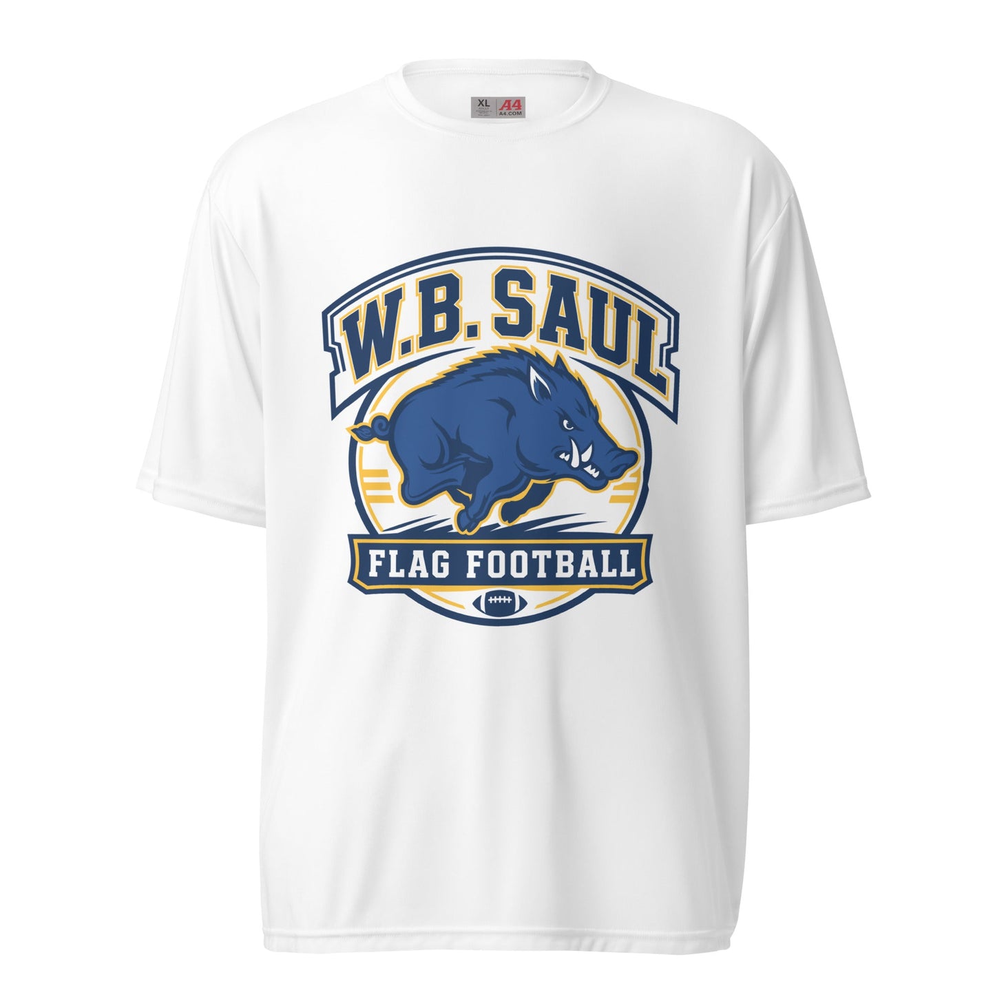 Active | Moisture Wicking Shirt | W.B.Saul Razorbacks | Emblem Logo