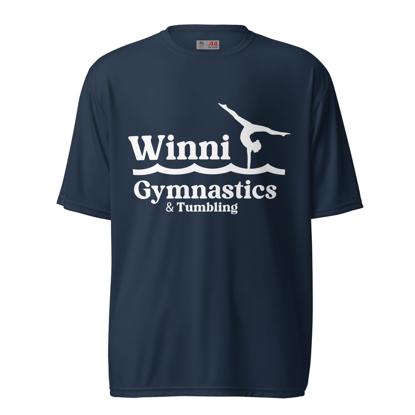 Active | Moisture Wicking Shirt | Winni Gymnastics | Tumbling Logo