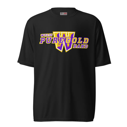Active | Moisture Wicking Shirt | Wylie ISD | Pure Gold Logo
