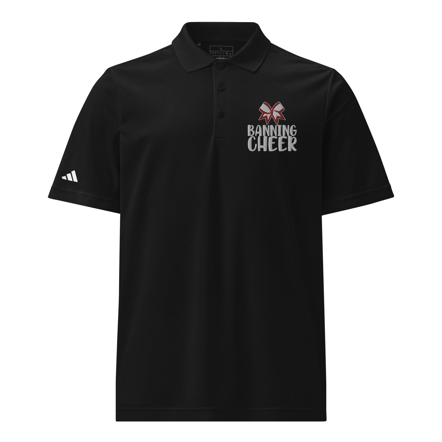 Signature | Embroidered Adidas Sport Polo | BHS Coed Cheer | Banning Cheer Logo