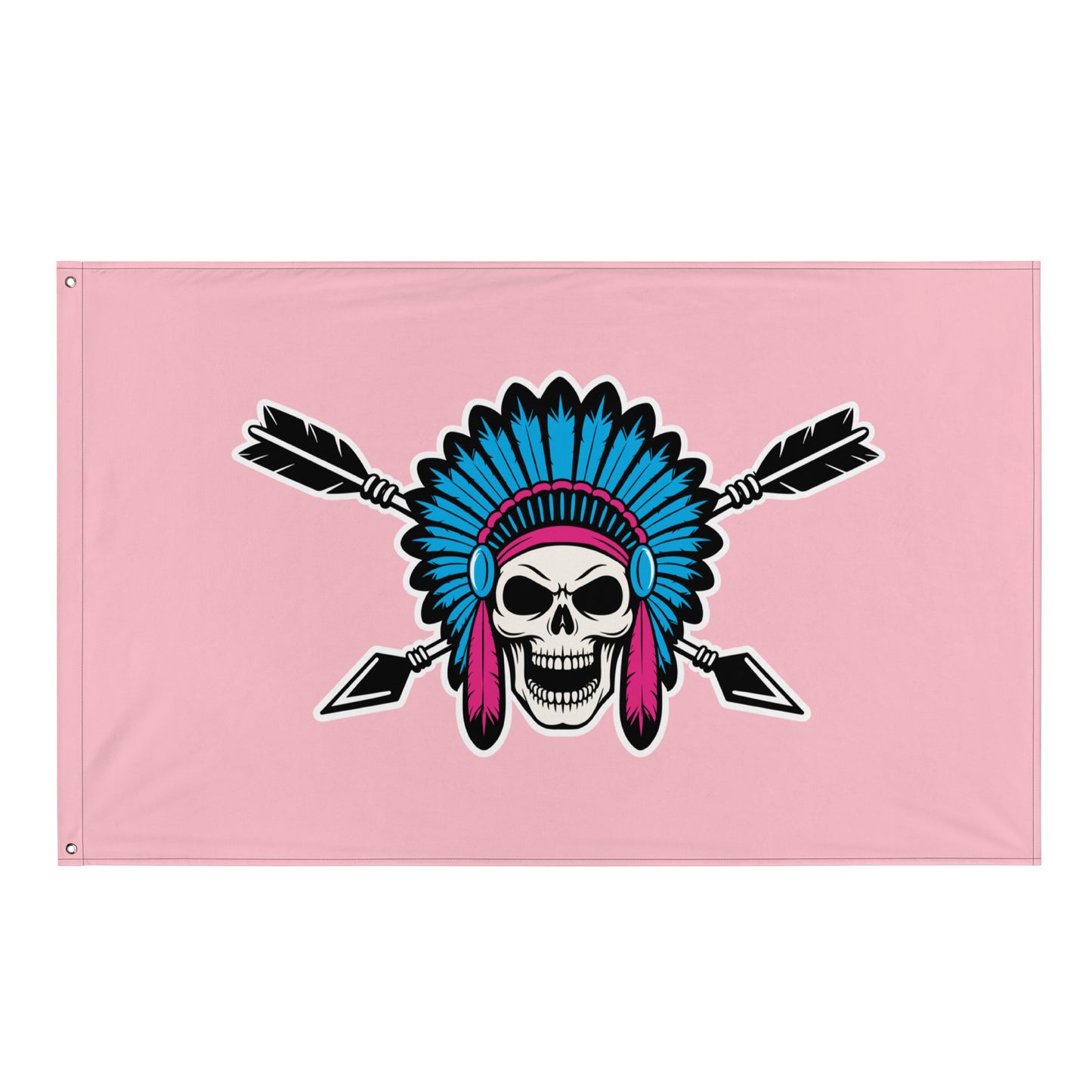 Flag | Savage Softball | Chief Skullcrest Logo