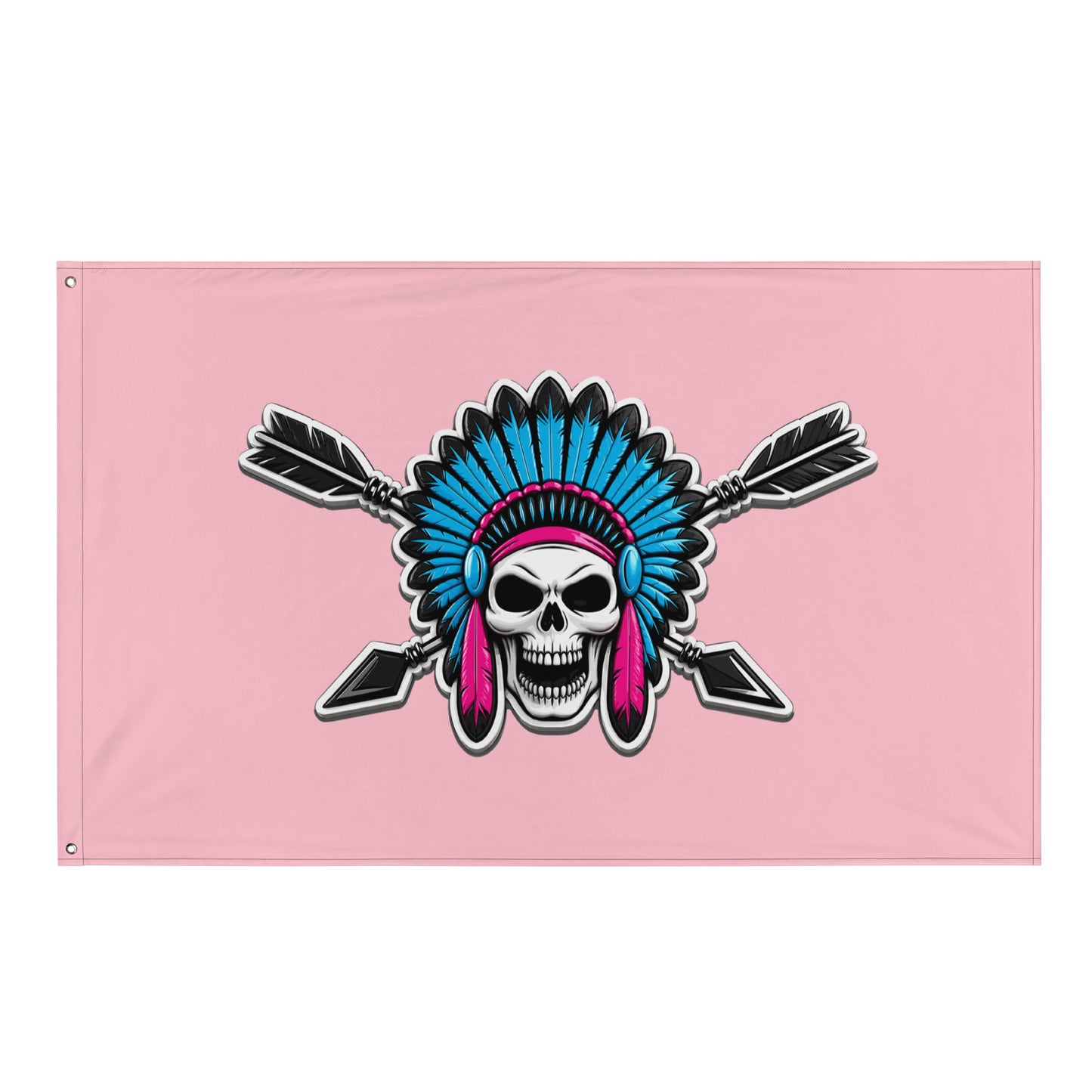 Flag | Savage Softball | Chief Skullcrest Logo