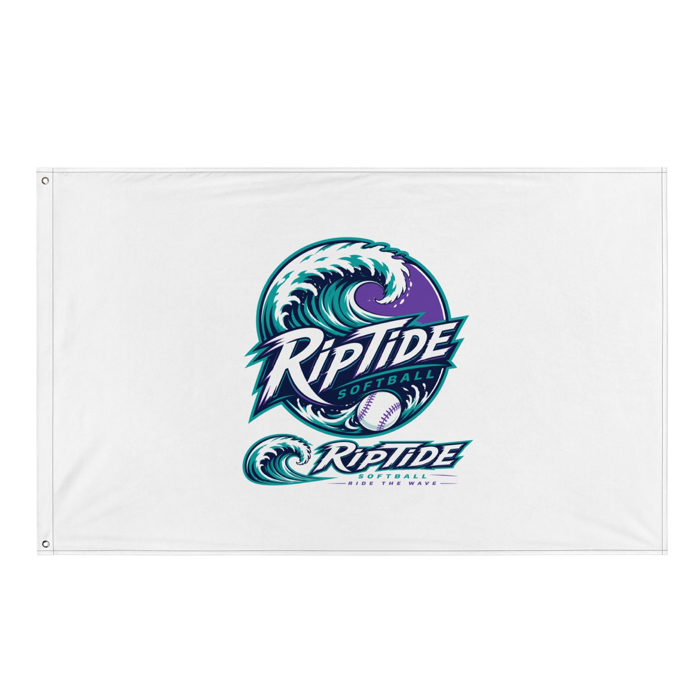 Flag | RipTide Softball | Crest Logo