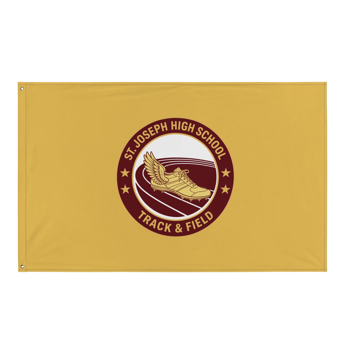 Flag | St. Joseph High School - Track & Field | Badge Logo
