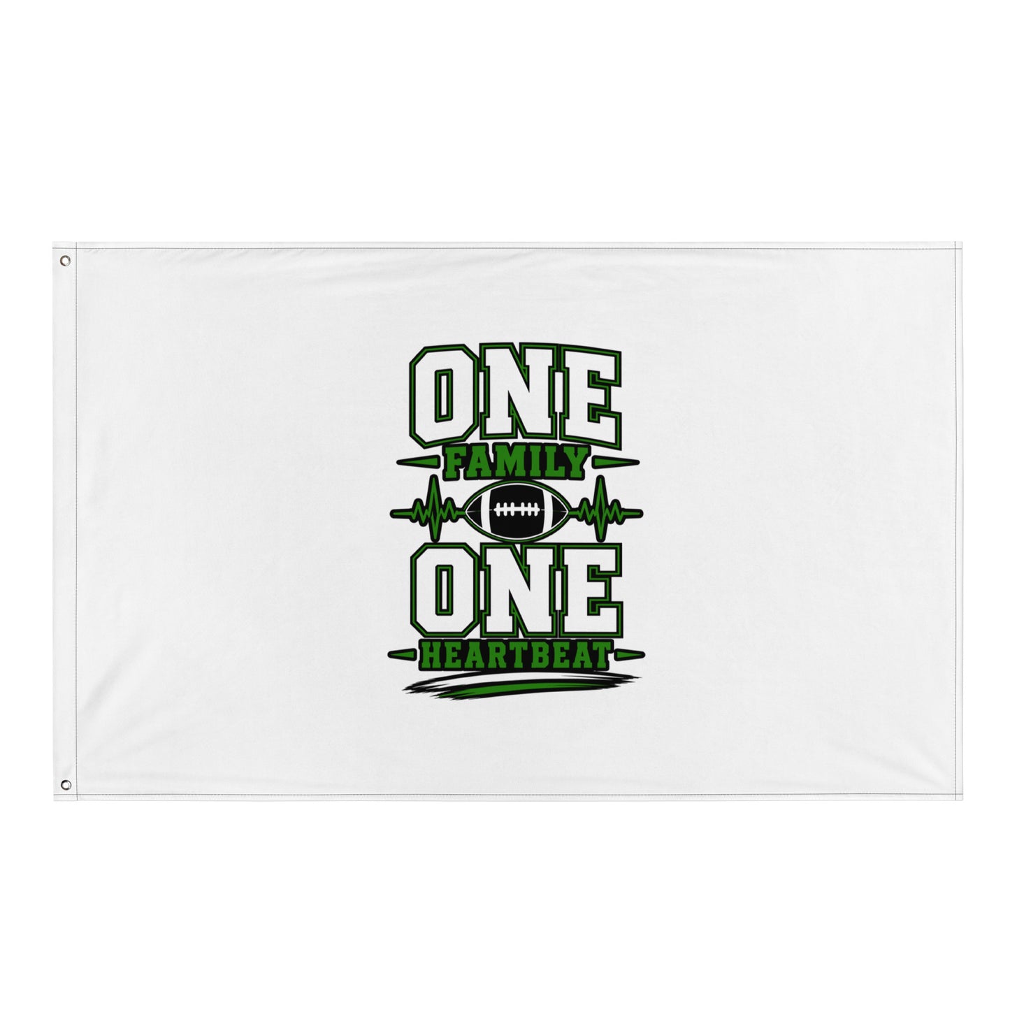 Flag | Celina Black Football | Modern Script Logo