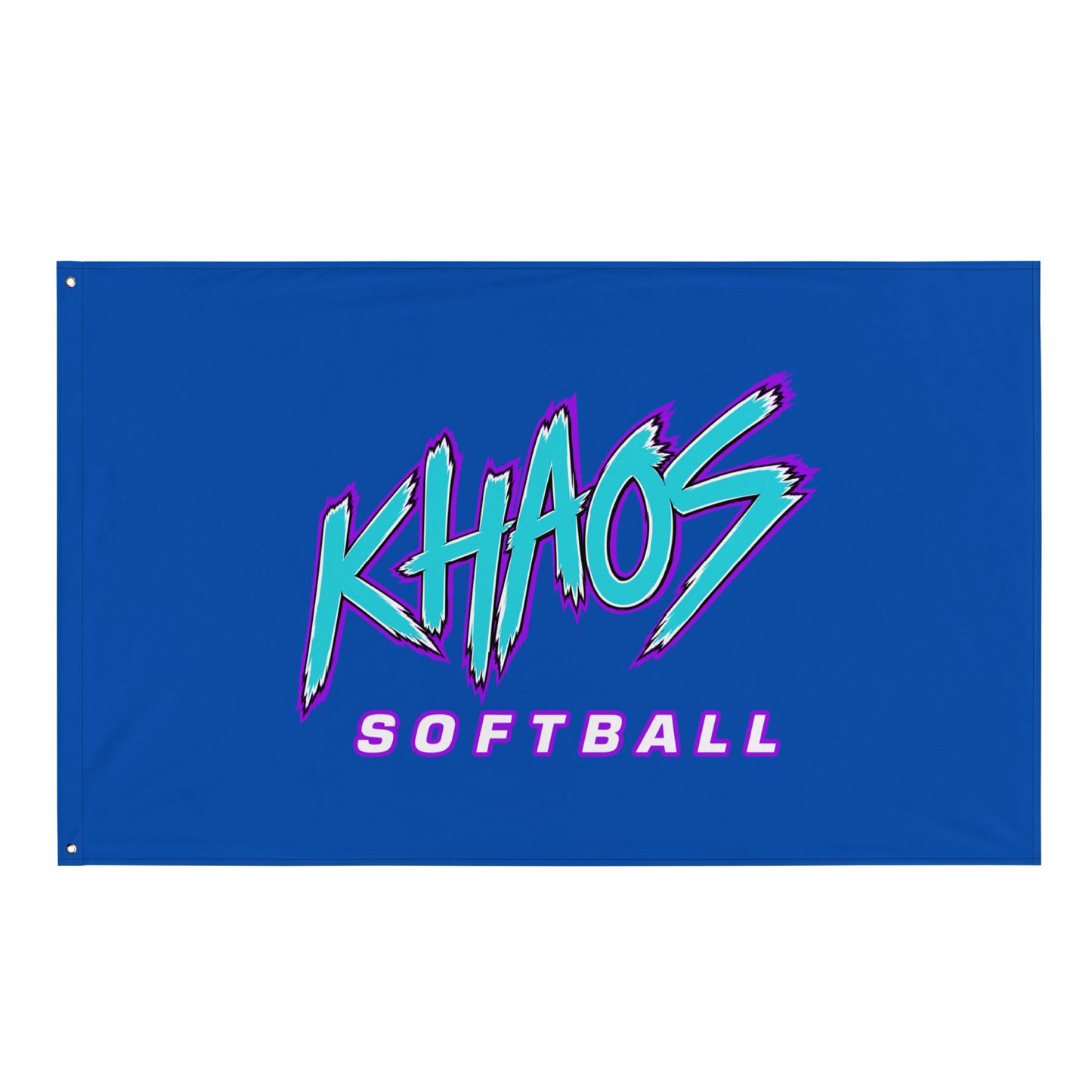 Flag | Khaos Softball | Atlhetics Logo
