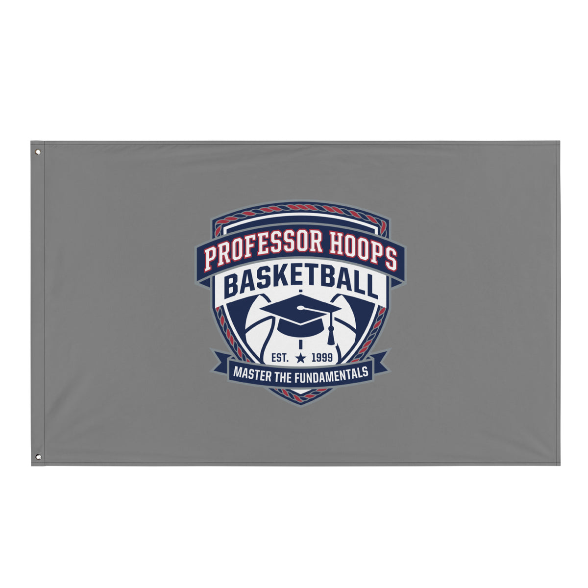 Flag | Professor Hoops Basketball | Crest Logo