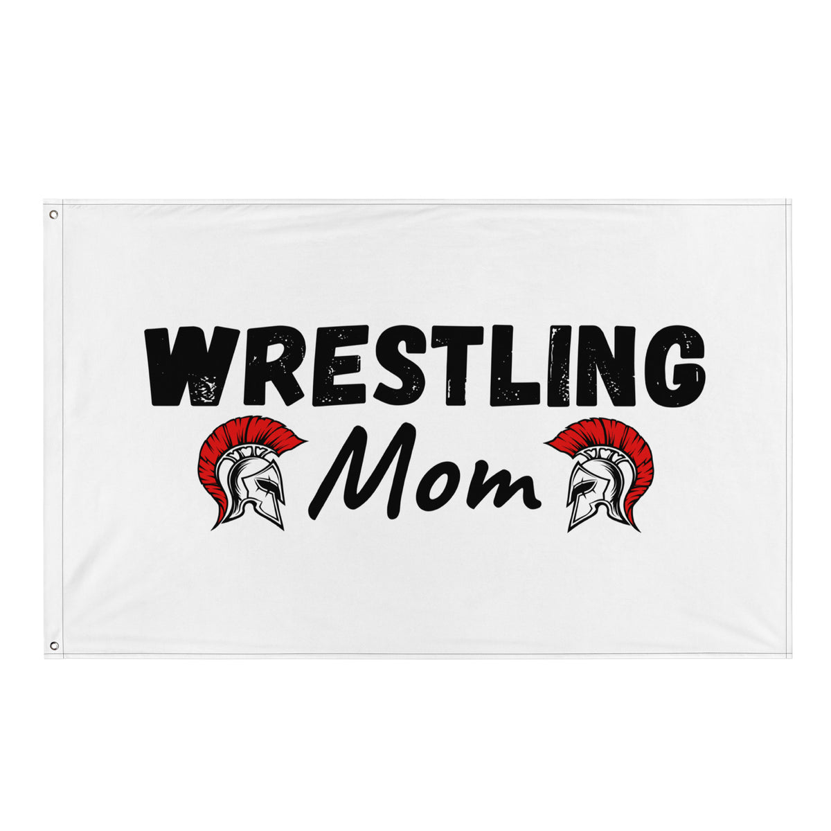 Flag | Lafayette Warrior Youth Wrestling | Mom Emblem Logo