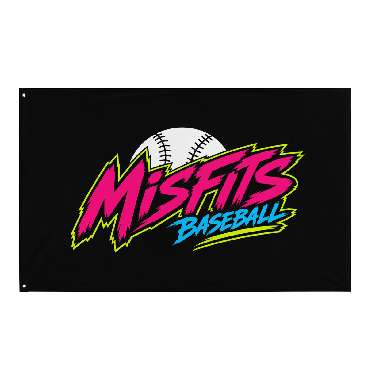 Flag | Misfits Baseball | Athletics Logo