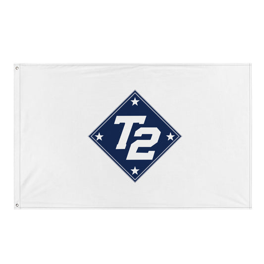 Flag | Texas Turn Two Baseball | Crest Logo