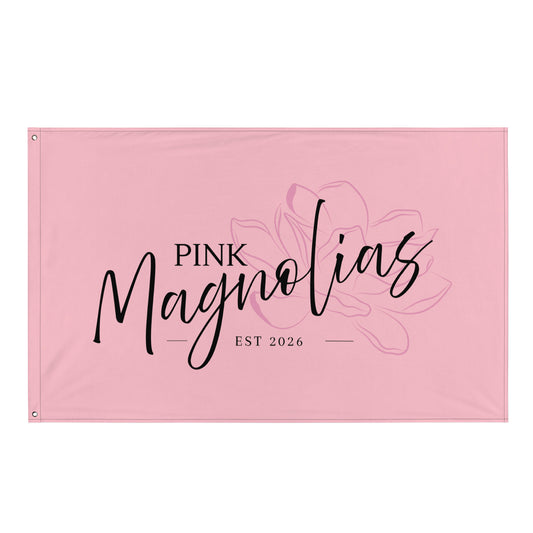 Flag | Pink Magnolias Dance | Lettermark Logo