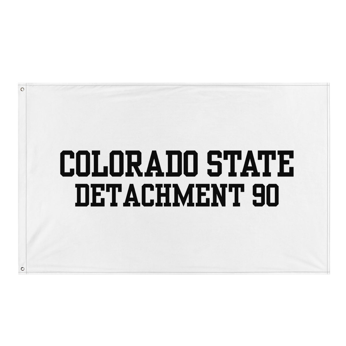 Flag | Colorado State Detachment 90 | Modern Script Logo