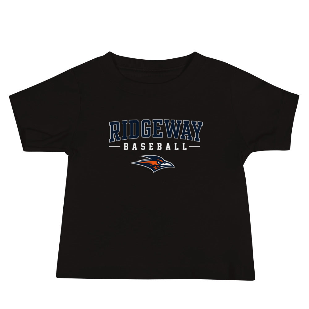 Performance | Baby T-Shirt | Ridgeway High School Baseball | Modern Script Logo