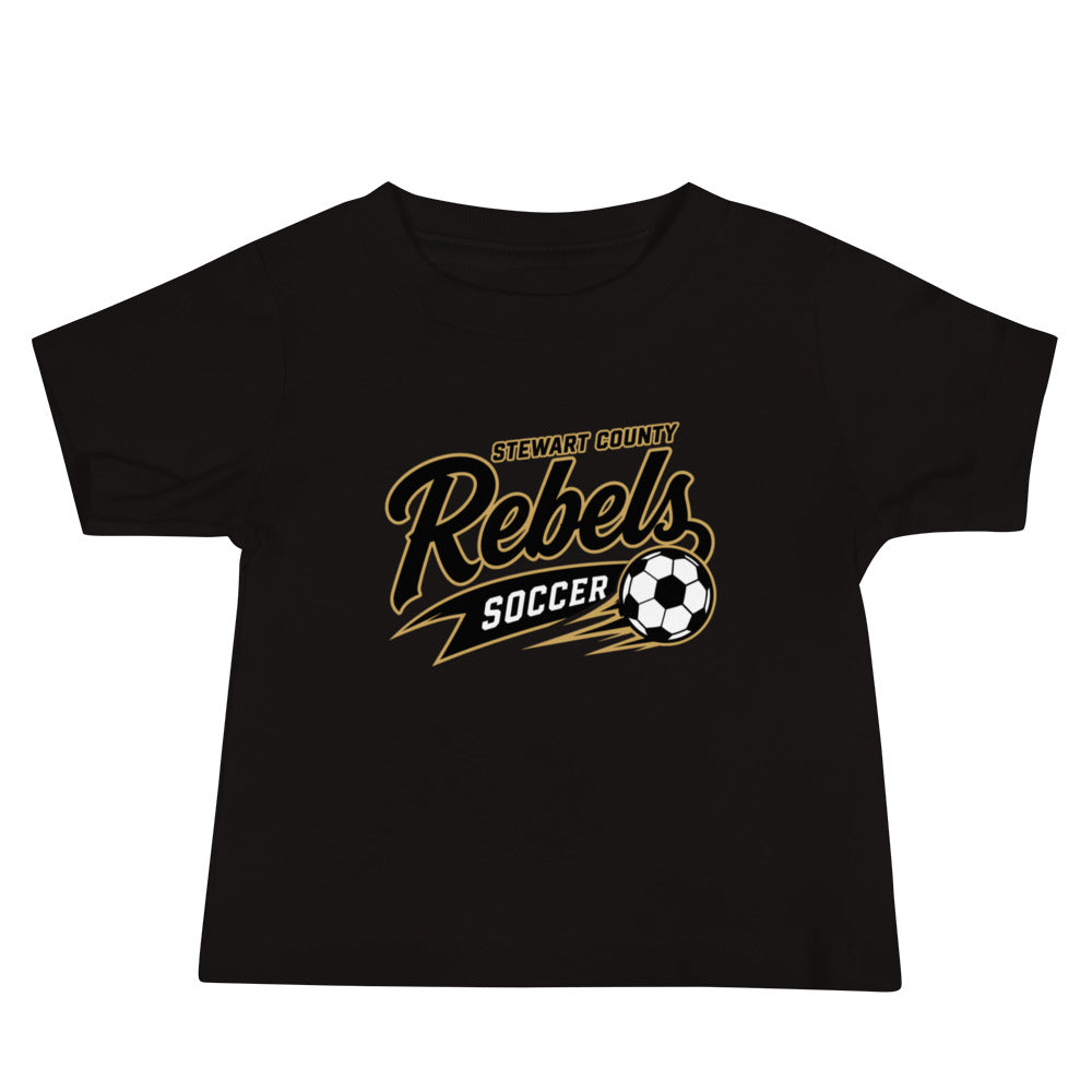 Performance | Baby T-Shirt | Stewart County Soccer | Rebels Logo